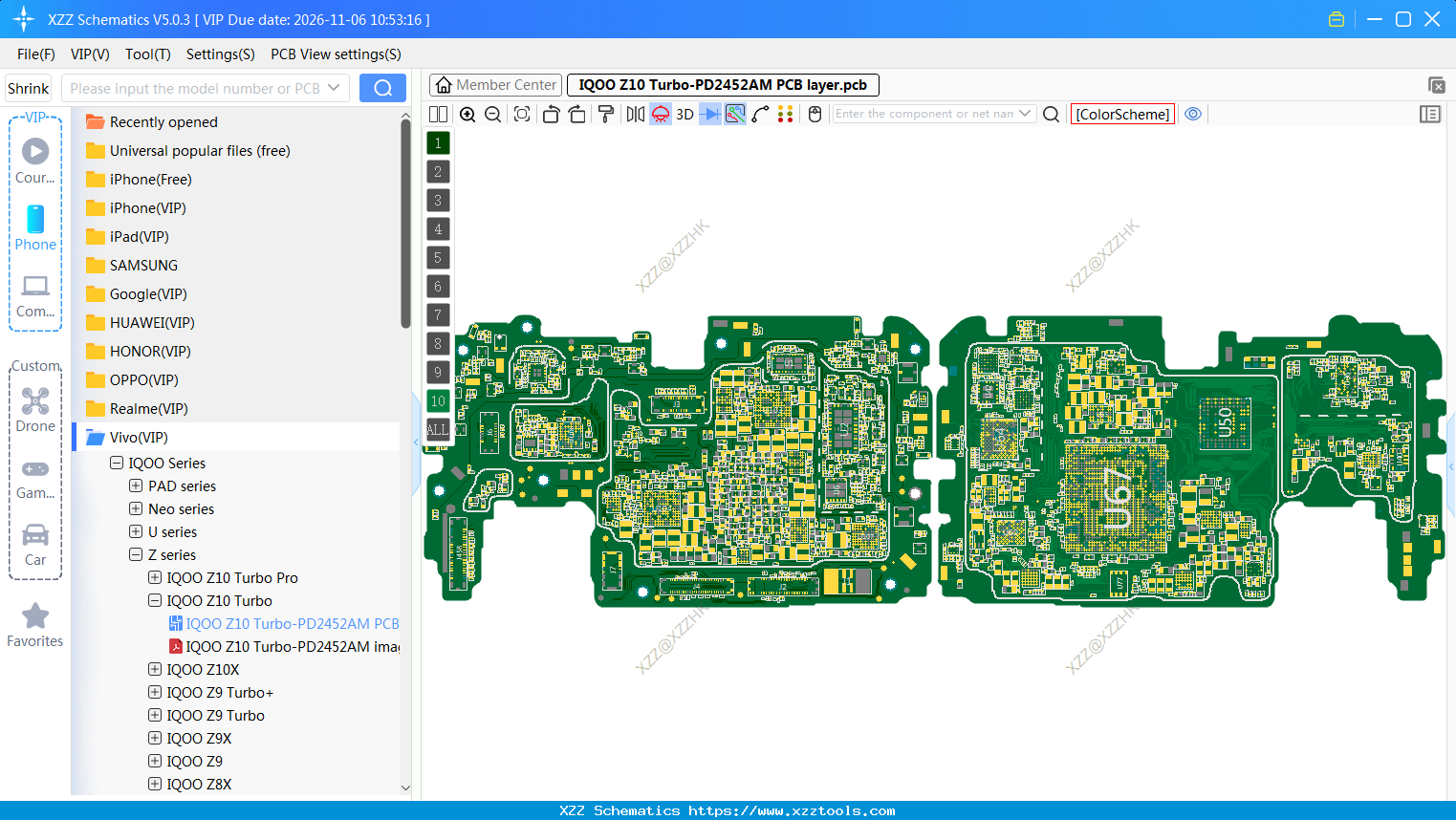 IQOO Z10 Turbo-PD2452AM PCB Layer